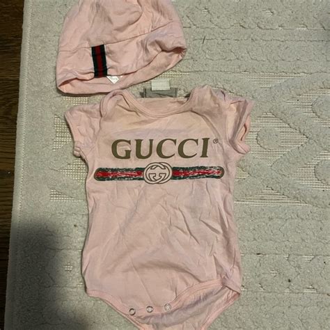 gucci baby cap|gucci onesie newborn.